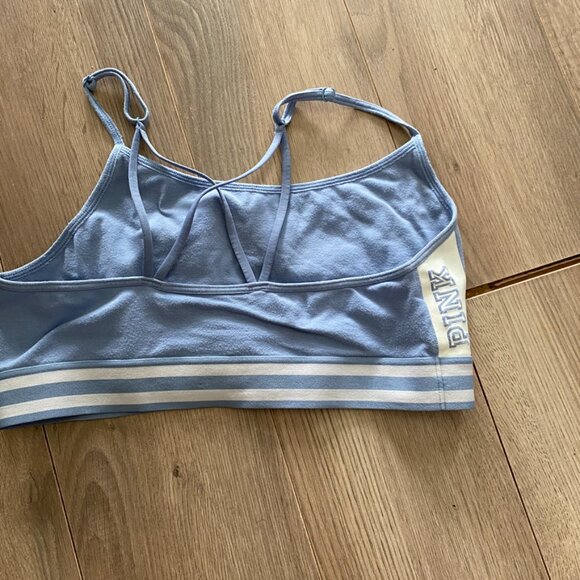PINK (By Victoria’s Secret) Blue Wireless Bralette - Picture 8 of 11